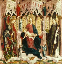 La Virgen y el Niño entronizados, c.1475